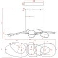 Подвесная люстра Arte Lamp ORACLE A2964SP-75PB