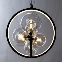 Подвесная люстра Arte Lamp SATURN A7790SP-50BK