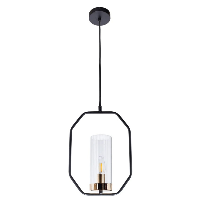 Подвесной светильник с 1 плафоном Arte Lamp A7004SP-1BK CELAENO под лампу 1xE14 60W