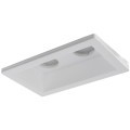 Гипсовый светильник под покраску Arte Lamp A9214PL-2WH INVISIBLE под лампы 2xGU10 35W