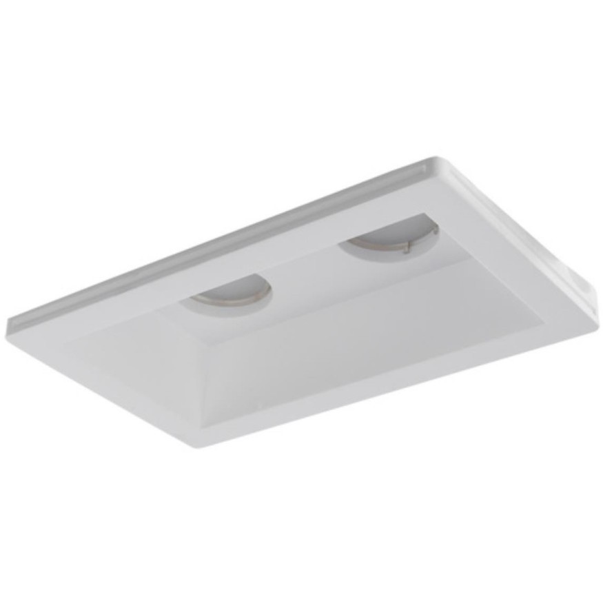 Гипсовый светильник под покраску Arte Lamp A9214PL-2WH INVISIBLE под лампы 2xGU10 35W