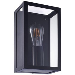 Уличный настенный светильник Arte Lamp A4569AL-1BK BELFAST IP44 под лампу 1xE27 60W
