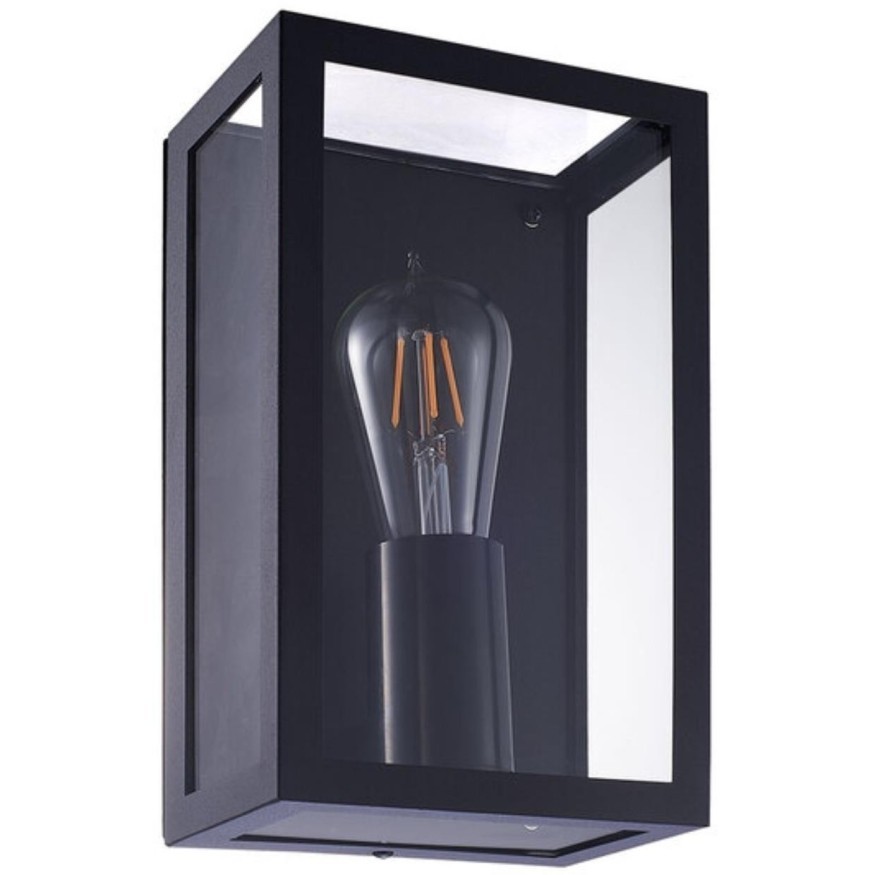 Уличный настенный светильник Arte Lamp A4569AL-1BK BELFAST IP44 под лампу 1xE27 60W