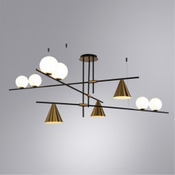 Люстра потолочная Arte Lamp A7029PL-9BK JACOB под лампы 9xE27 40W