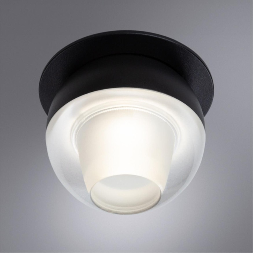 Встраиваемый светильник Arte Lamp A7249PL-1BK DENEB светодиодный LED 8W