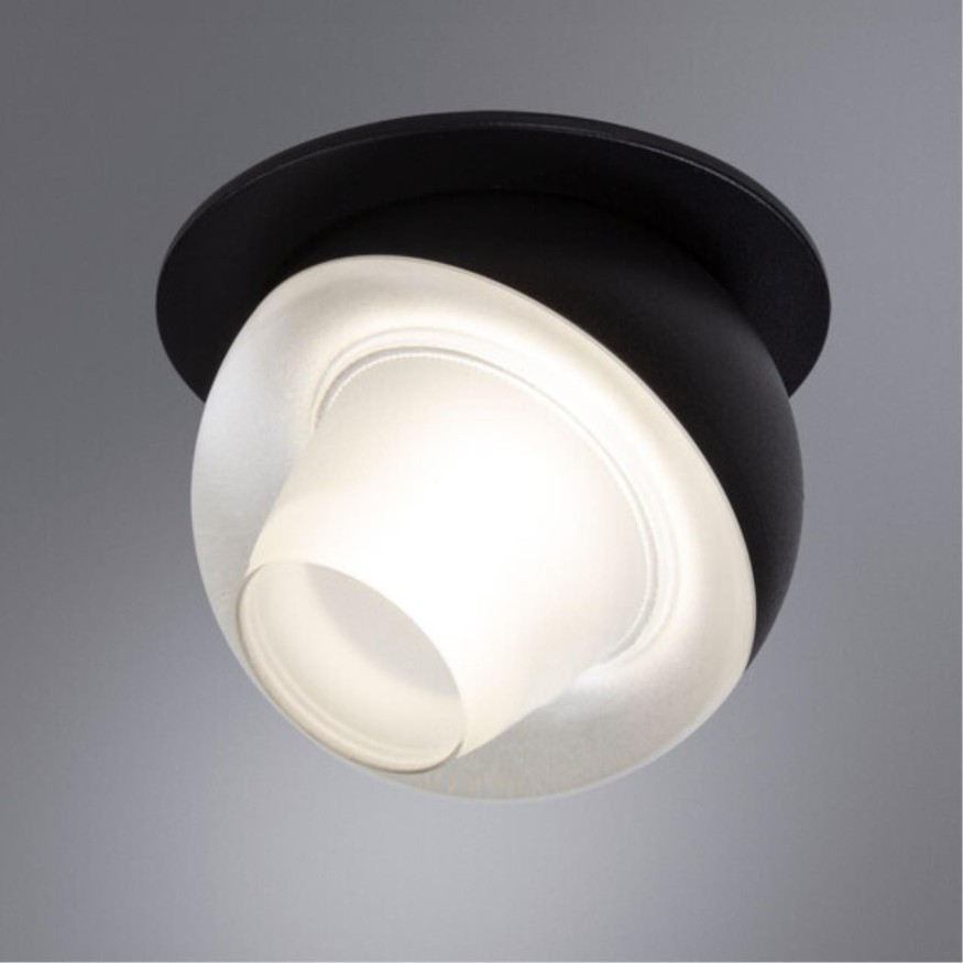 Встраиваемый светильник Arte Lamp A7249PL-1BK DENEB светодиодный LED 8W