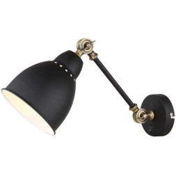 Спот на гибкой ножке Arte Lamp A2054AP-1BK Braccio под лампу 1xE27 60W