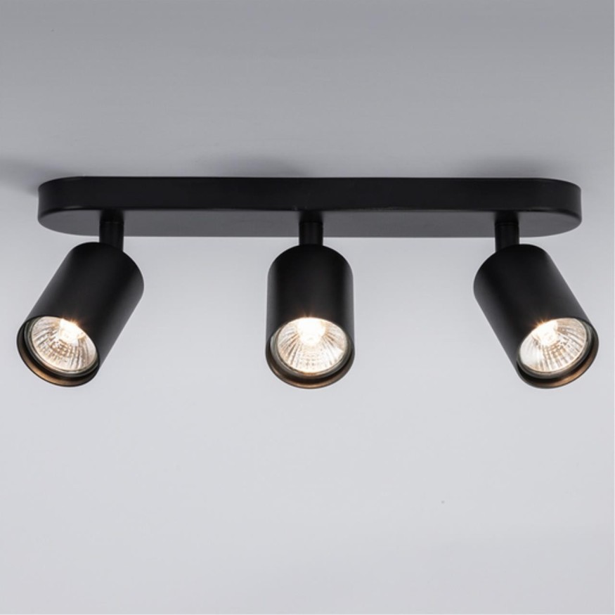 Спот потолочный Arte Lamp A3226PL-3BK AQUARIUS под лампы 3xGU10 35W