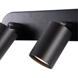 Спот потолочный Arte Lamp A3226PL-3BK AQUARIUS под лампы 3xGU10 35W