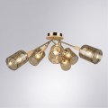 Потолочная люстра c 6 стеклянными плафонами Arte Lamp MARIA A4536PL-6AB цоколь Е27