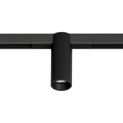 Arte Lamp OPTIMA A7269PL-1BK Черный магнитный трековый светодиодный светильник, вертикальный неповоротный цилиндр, COB LED 8Вт 4000К 830Лм 36° CRI90 IP20 48В светодиоды BRIDGELUX