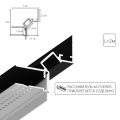 Arte Lamp GAP A670206 Теневой профиль - парящий потолок, 2м, черный, монтаж в ГКЛ 12.5мм