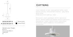 Подвесной светильник Divinare COTTERO 2213/06 SP-5