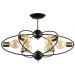 Люстра потолочная Arte Lamp A1963PL-6BK GLASGOW под лампы 6xE27 40W