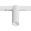 Arte Lamp OPTIMA A7269PL-1WH Черный магнитный трековый светодиодный светильник, вертикальный неповоротный цилиндр, COB LED 8Вт 4000К 830Лм 36° CRI90 IP20 48В светодиоды BRIDGELUX