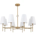 A4104LM-8PB Arte lamp DEBORA Подвесная люстра на штанге на 8 плафонов
