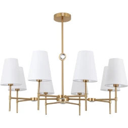 A4104LM-8PB Arte lamp DEBORA Подвесная люстра на штанге на 8 плафонов
