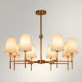 A4104LM-8PB Arte lamp DEBORA Подвесная люстра на штанге на 8 плафонов