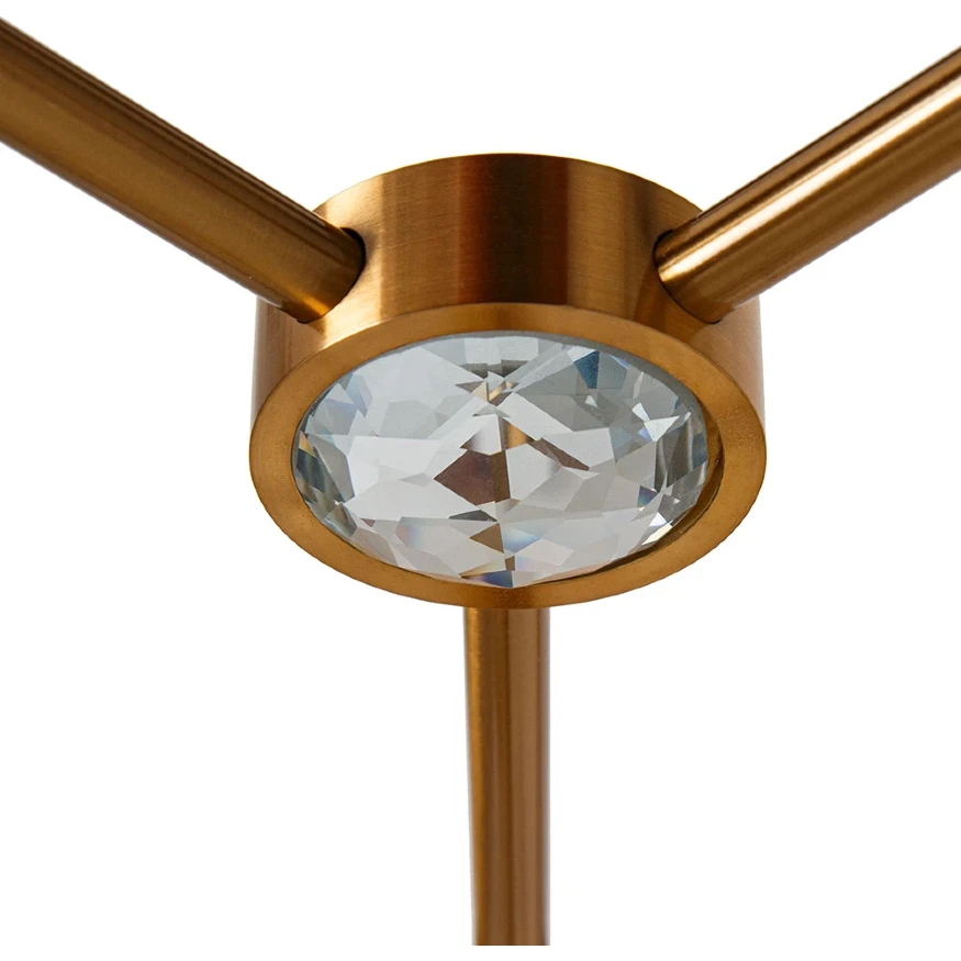 A4104LM-8PB Arte lamp DEBORA Подвесная люстра на штанге на 8 плафонов