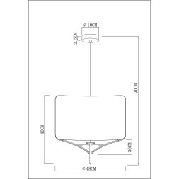 Подвесной светильник Arte Lamp TRIXIE A7085SP-1BK