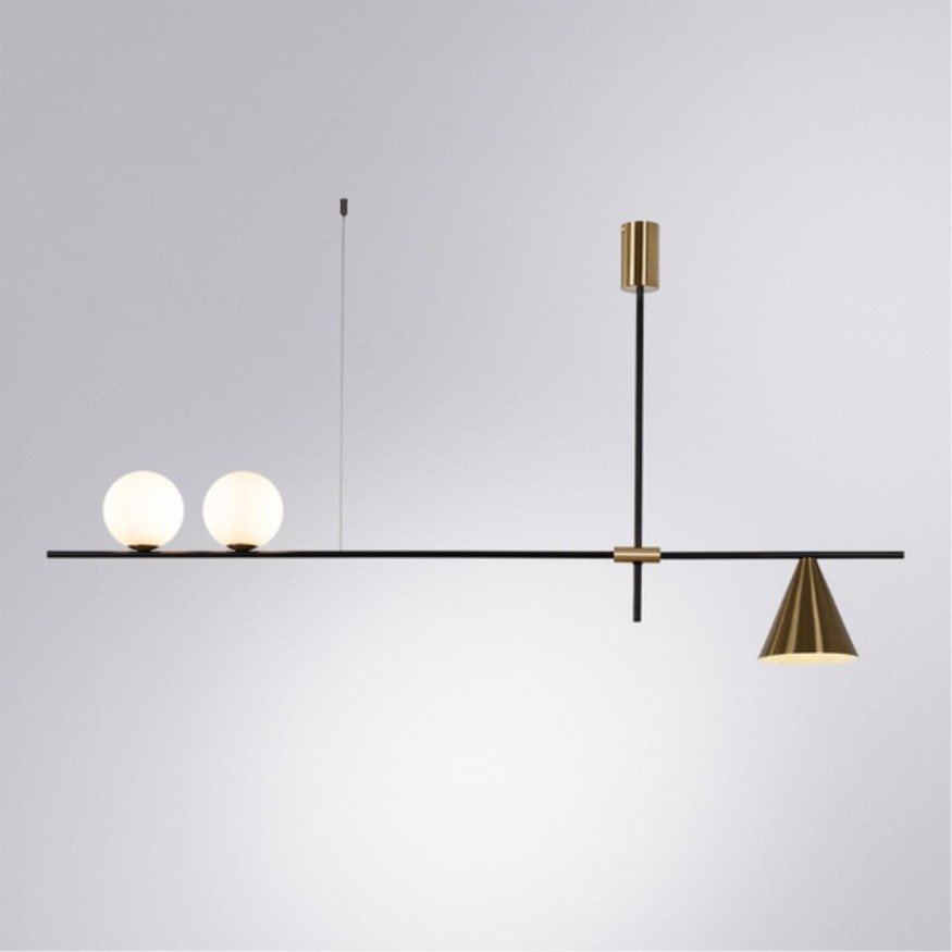 Подвесной светильник с 3 лампами Arte Lamp A7029PL-3BK JACOB под лампы 3xE27 40W