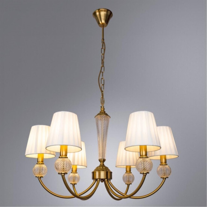 Люстра подвесная Arte Lamp A7301LM-6PB GRACIE под лампы 6xE14 40W
