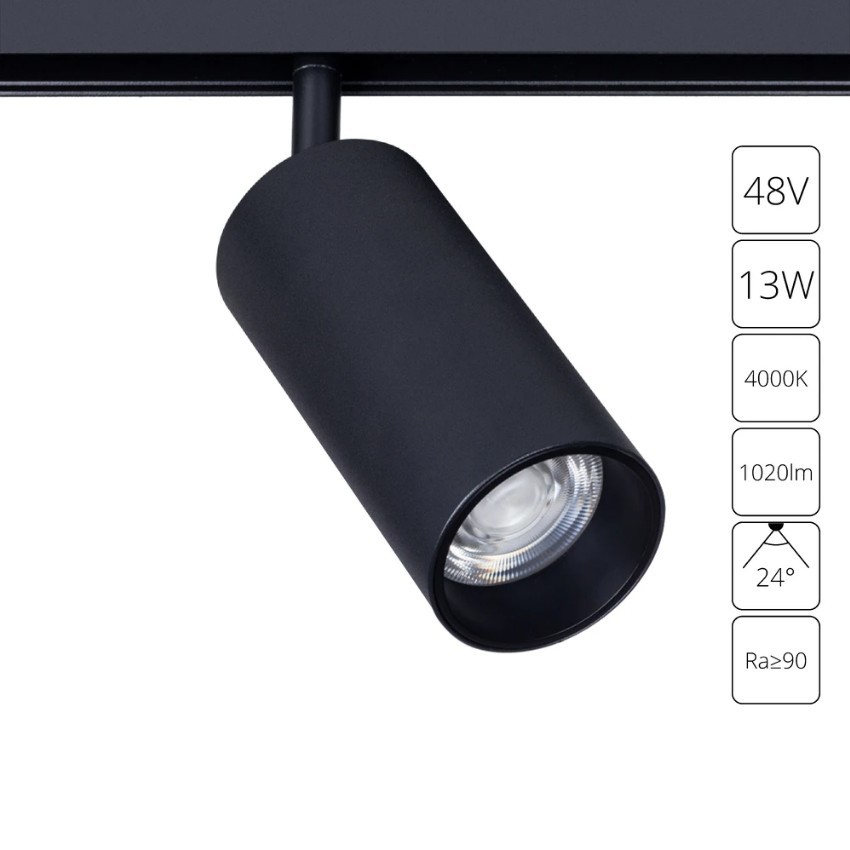 A4631PL-1BK Трековый магнитный светодиодный светильник Arte Lamp Linea 2.0 CRI90+ 4000К 1020Лм 24° 13Вт