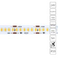 A2424010-01-3K Светодиодная лента 24В 19,2Вт/м 1800Лм/м 3000К CRI 90+ 10мм SMD2835 240шт/м 5м IP20