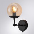 Бра Arte Lamp A1664AP-1BK Bolla под лампу 1xE14 40W