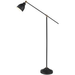 Торшер для чтения Arte Lamp A2054PN-1BK BRACCIO под лампу 1xE27 60W