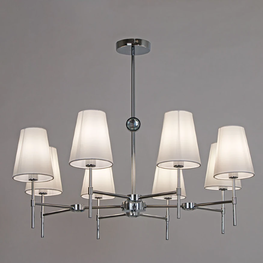 A4104LM-8CC Arte lamp DEBORA Подвесная люстра на штанге на 8 плафонов