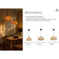 Подвесной светильник Arte Lamp BRUSHWOOD A7088SP-1BK
