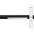 A4632PL-1BK Трековый магнитный светодиодный светильник Arte Lamp Linea 2.0 CRI90+ 4000К 750Лм 120° 12Вт