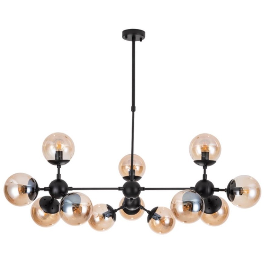 Люстра паук Arte Lamp A1664SP-12BK Bolla под лампы 12xE14 40W