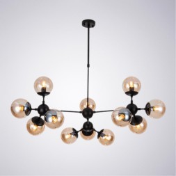 Люстра паук Arte Lamp A1664SP-12BK Bolla под лампы 12xE14 40W