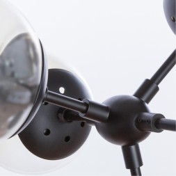 Люстра паук Arte Lamp A1664SP-12BK Bolla под лампы 12xE14 40W