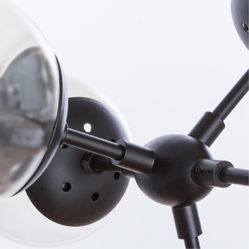 Люстра паук Arte Lamp A1664SP-12BK Bolla под лампы 12xE14 40W