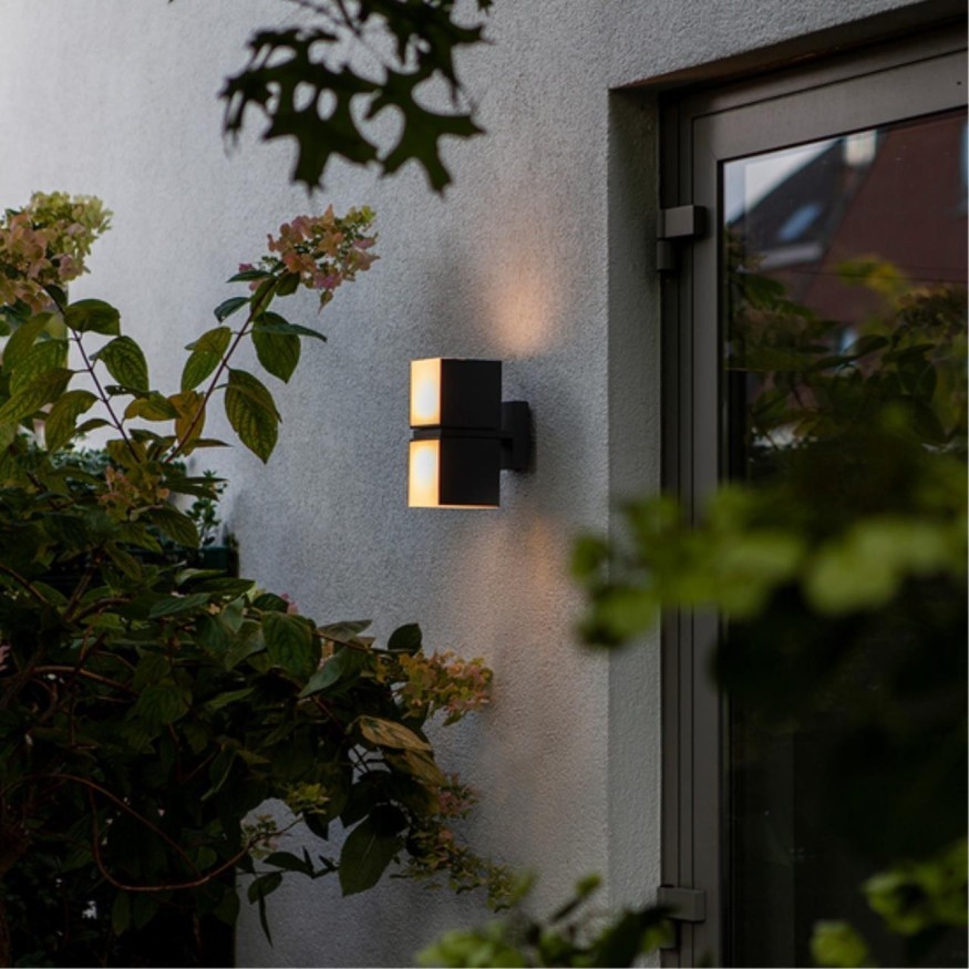 Уличный настенный светильник Arte lamp BELGRADE A5193AL-2BK