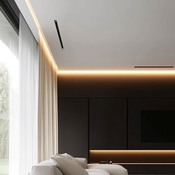 Arte Lamp GAP A670233 Теневой профиль - парящий потолок, 2м, белый, монтаж в ГКЛ 12.5мм