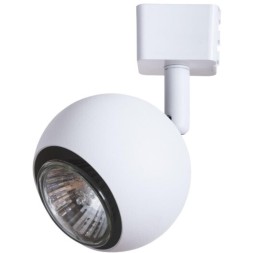 Однофазный двужильный трековый светильник Arte Lamp A6253PL-1WH BRAD под сменную лампу GU10
