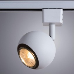 Однофазный двужильный трековый светильник Arte Lamp A6253PL-1WH BRAD под сменную лампу GU10