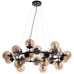 Люстра паук Arte Lamp A1664SP-25BK Bolla под лампы E14 40W