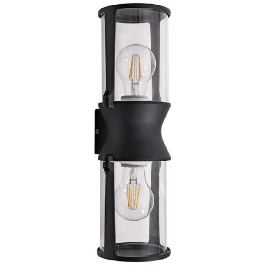 Уличный настенный светильник Arte Lamp MINCHIR A8306AL-2BK