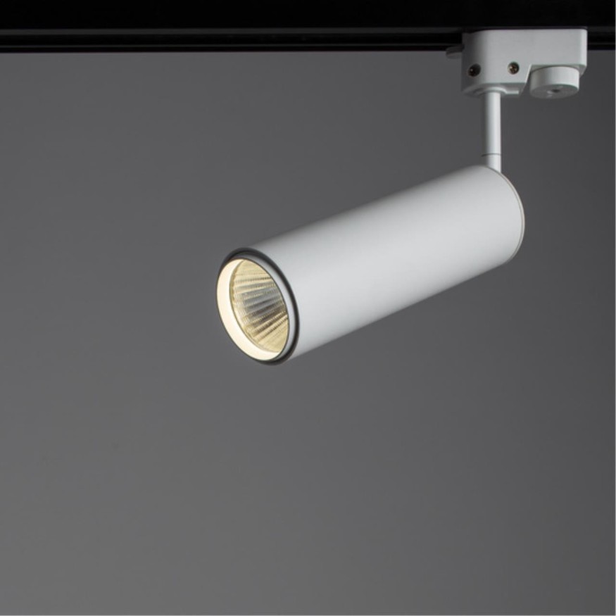 Однофазный двужильный светодиодный трековый светильник Arte Lamp A1412PL-1WH PERISCOPIO 4000К 720Лм CRI85+ 25° 12Вт