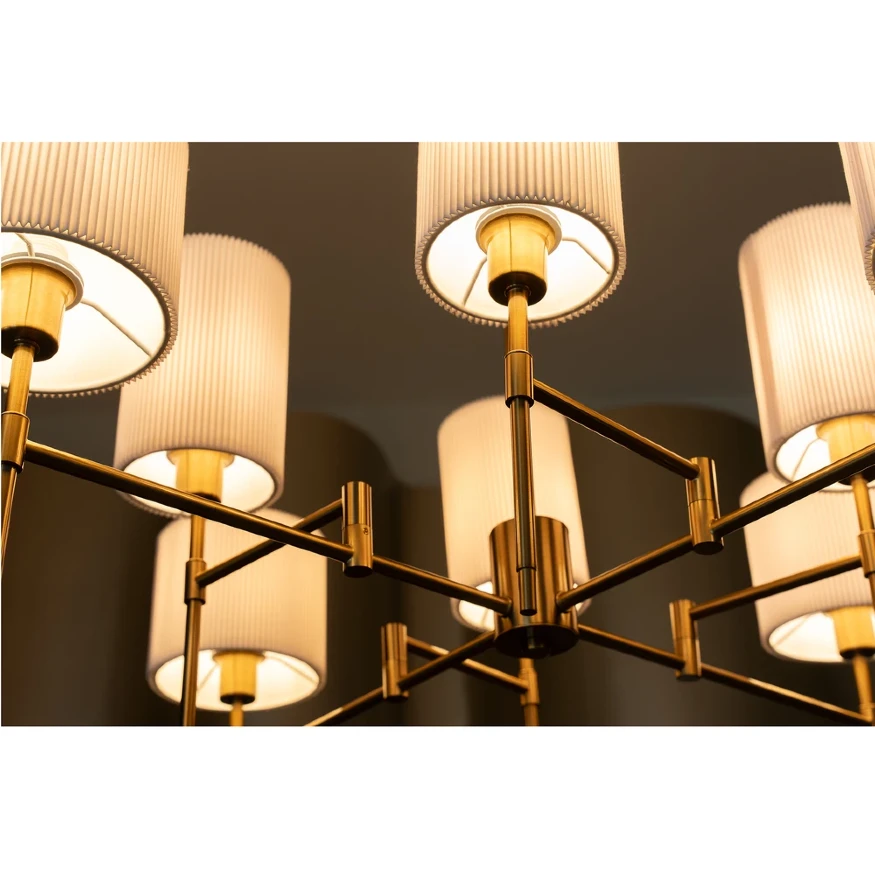 A4108LM-8PB Arte lamp DEBORA Подвесная люстра на штанге на 8 плафонов
