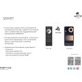 Arte Lamp A70C-02CH-WF SMART Контроллер для MIX лент, смена цветности и диммирование по ШИМ 2000гц, макс. нагрузка 12V 180Вт, или 24V 360Вт (пульт A70RC-02CH-BK 2.4GHz, поддержка PUSH DIM, Wi-Fi, Bluetooth 4.0, TUYA Smart Life app, Яндекс Алиса умный дом)