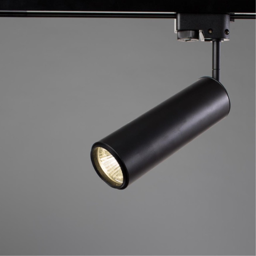 Однофазный двужильный светодиодный трековый светильник Arte Lamp A1412PL-1BK PERISCOPIO 4000К 720Лм CRI85+ 25° 12Вт