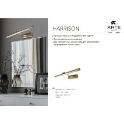 Подсветка для картин Arte Lamp HARRISON A1716AP-1AB