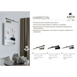 Подсветка для картин Arte Lamp HARRISON A1716AP-1AB