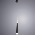 Подвесной светильник цилиндр Arte Lamp A6010SP-1BK SABIK светодиодный LED 7W